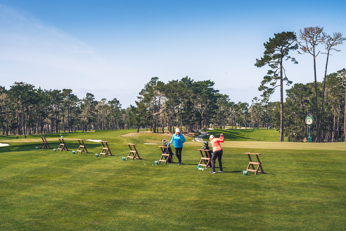 Practice Facilities Poppy Hills   Poppy Hills Range With Ladies 1 